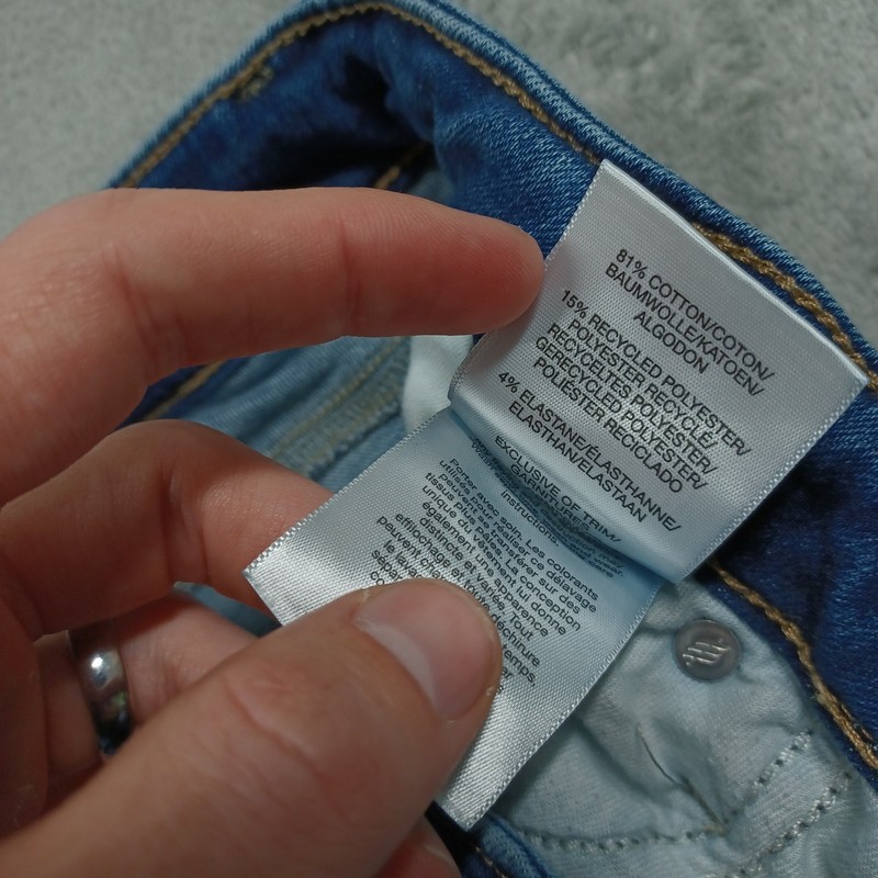 Silver Jeans Womens 27 Blue Denim Boyfriend Fit Casual Distressed Button Fly gallery