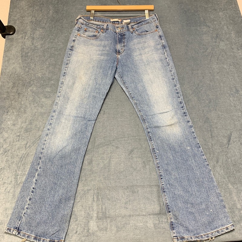 Levi’s 515 Boot Cut Jeans Womens 10M Blue Denim Medium Wash Stretch Pockets