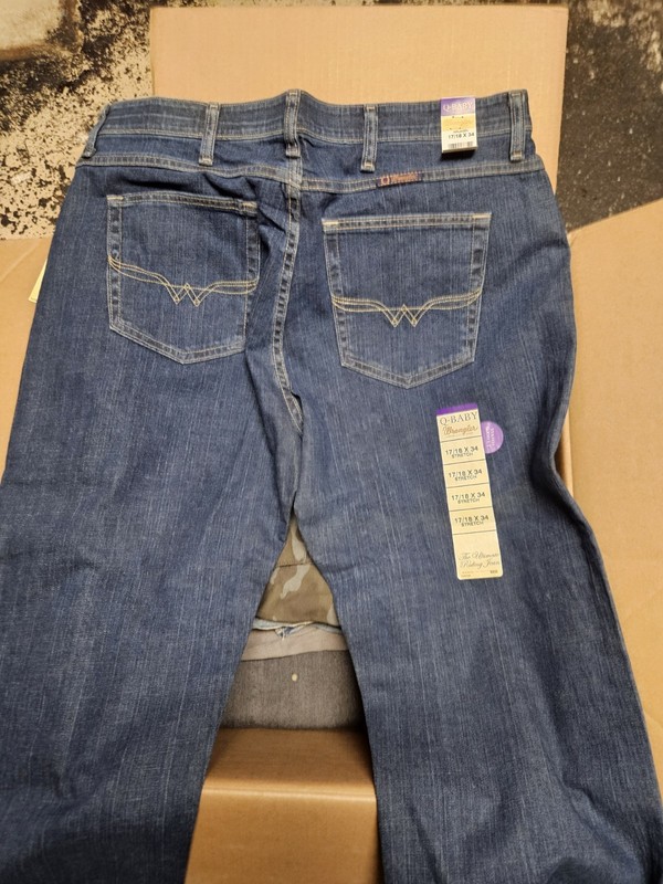 vkntage Wrangler Q-Baby Women’s Bootcut Jeans Dark Wash Stretch Denim