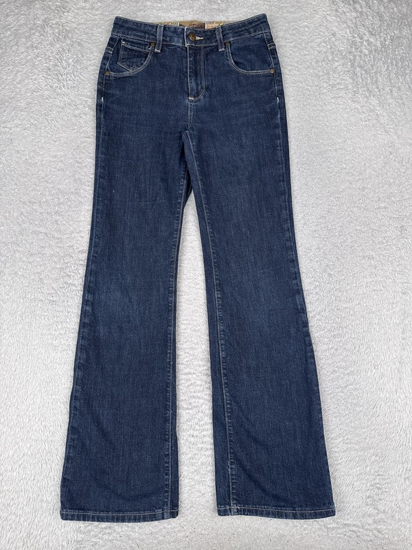 Paige Roxley Bootcut Jeans Womens 25 Dark Wash Mid Rise Stretch Denim 25×30