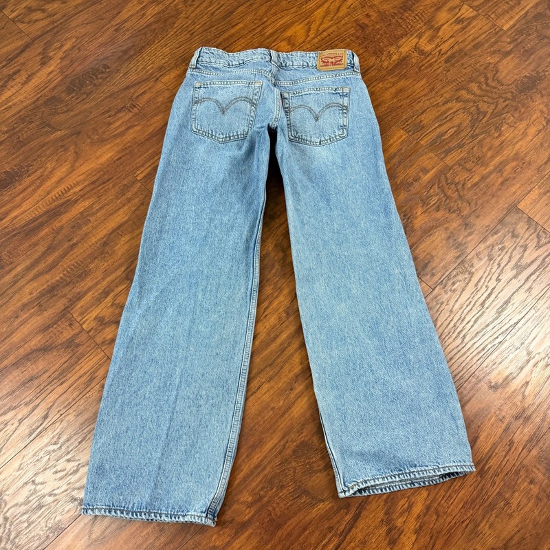 Levis Superlow Jeans Womens 29 Wide Leg Straight Relaxed Loose Distressed 29x30 gallery