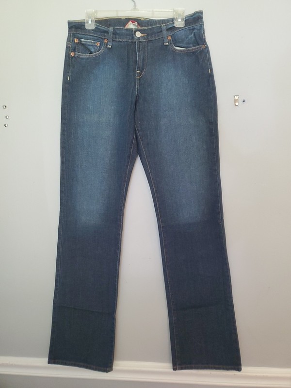 Vintage Lucky Brand Dungarees Easy Rider Jeans Size 8/29 Long (35 In.) Mid Rise