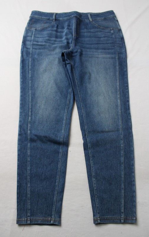 Halara Women’s Flex Mid Rise Washed Casual Skinny Jeans MS7 Blue Size XL NWT