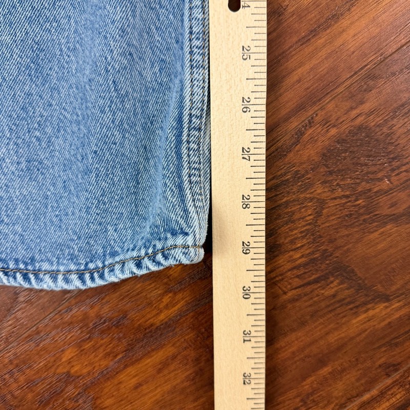 Levis Superlow Jeans Womens 29 Wide Leg Straight Relaxed Loose Distressed 29x30 gallery