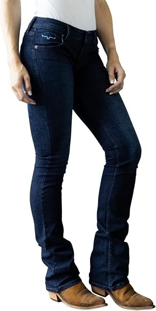 Kimes Ranch AUDREY Low Rise Bootcut Western Jeans Womens 2 x 32 Cowgirl Rodeo