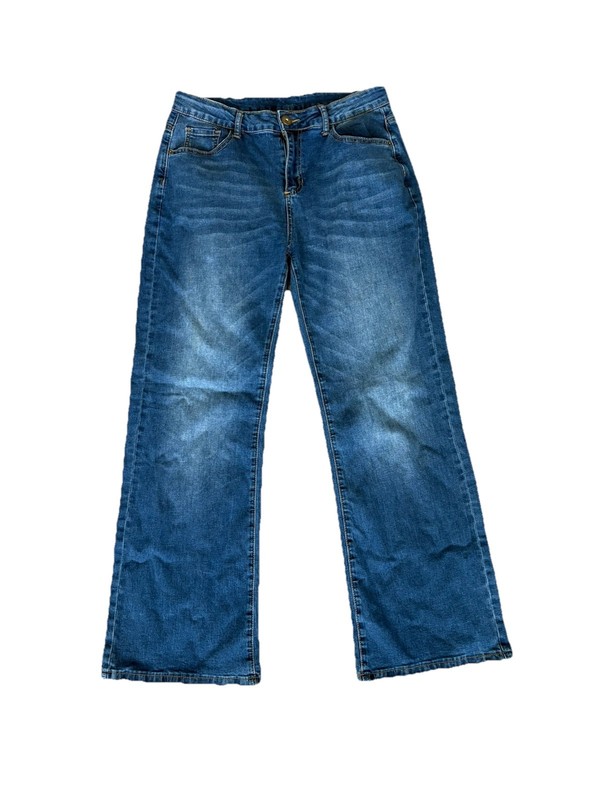 Wide Leg Ladies Jeans Lg Stylish