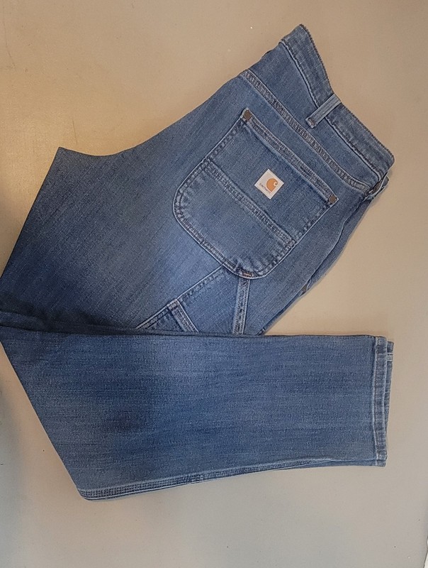 Carhartt Rugged Flex Relaxed Fit Double-Front Jean Size 14 Tall BD5110-W
