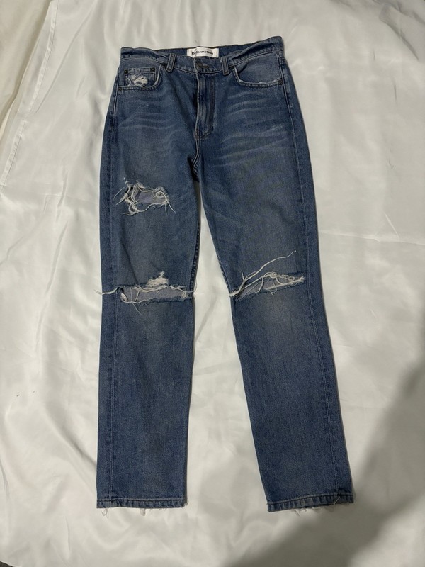Reformation Julia High Cigarette Jean Size W30 L27.5. Made In USA gallery