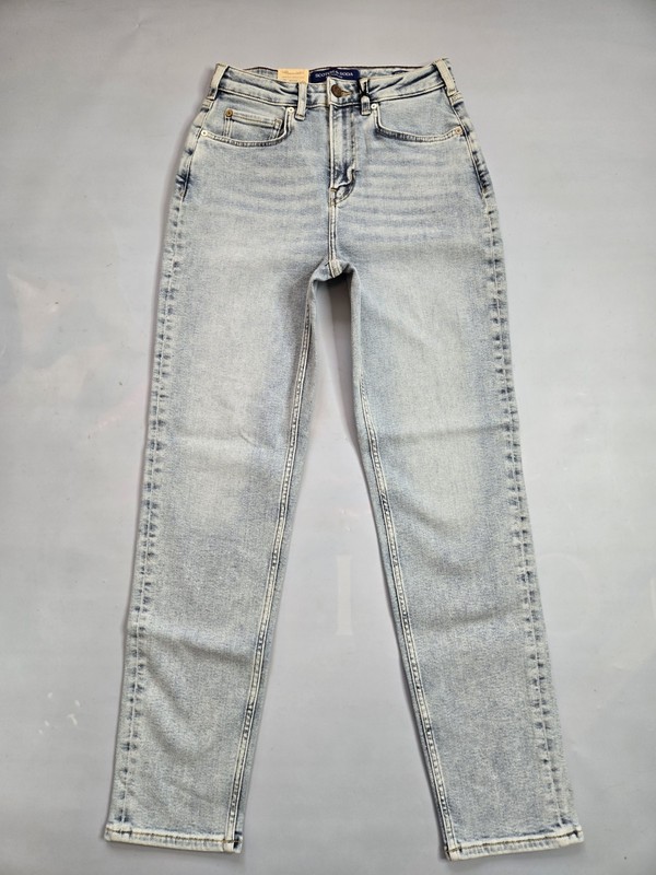 SCOTCH & SODA HIGH FIVE HIGH RISE SLIM FIT TAKEDOWN BLUE WOMEN’S JEANS SZ 27/32
