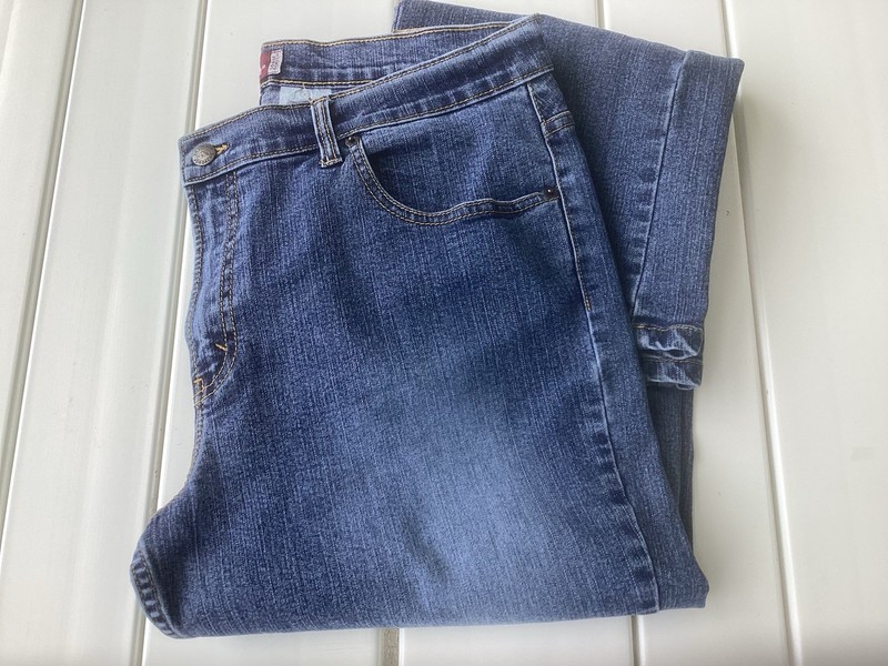 Jordache Women’s Denim Blue Jeans -Size 17/18 -Low Rise Stretch