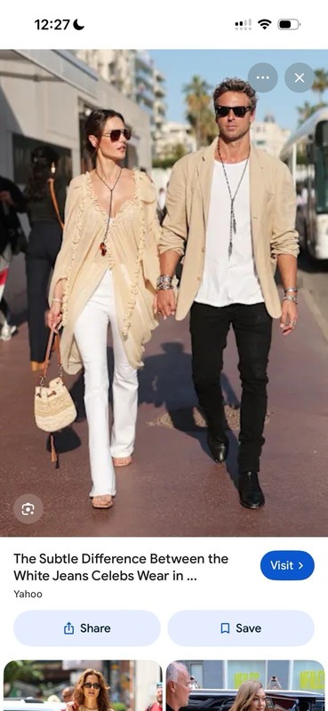 Veronica Beard Beverly Flare White Jeans