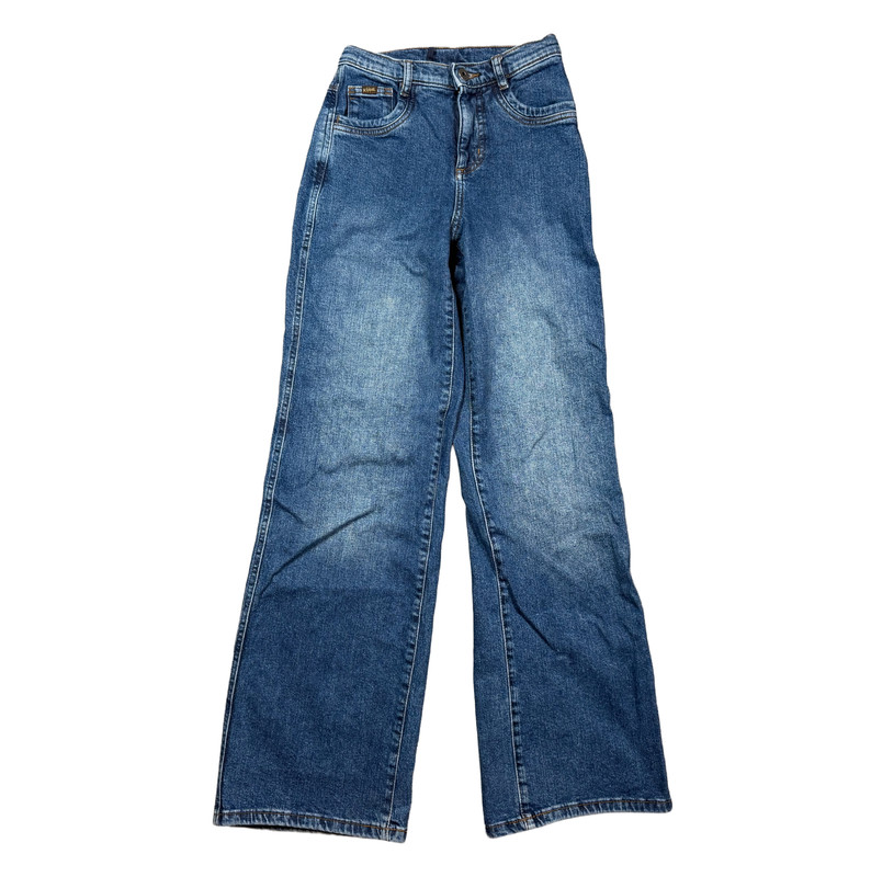 Kuhl Kontour Flex Denim Jeans Womens 2 Regular Blue Straight Leg Stretch Pants