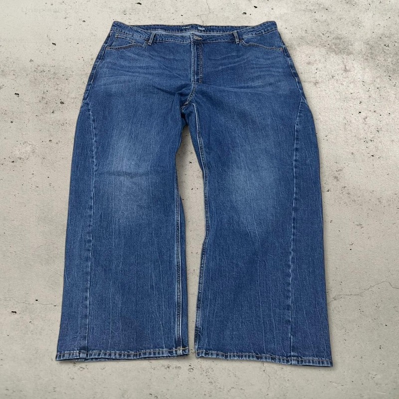 Old Navy Wide Leg Baggy Jeans, Size 24 Medium Wash Y2K Spring Fall Summer Winter
