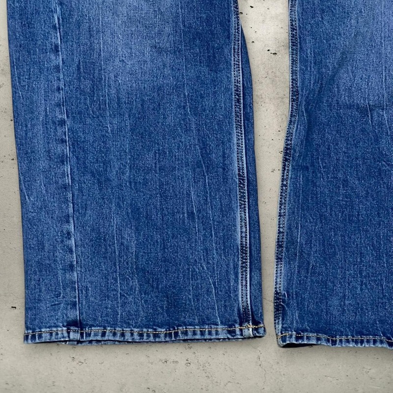 Old Navy Wide Leg Baggy Jeans, Size 24 Medium Wash Y2K Spring Fall Summer Winter gallery