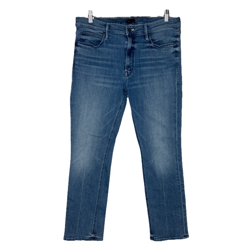Mother Blue Denim The Mid Rise Dazzler Ankle We the Animals Jeans Size 33