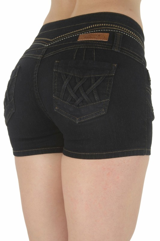 Plus Size, Butt Lifting, Levanta Cola, High Waist Denim Shorts