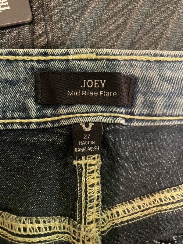 True Religion Joey Boot cut 100% Cotton Jeans NWT 27 gallery