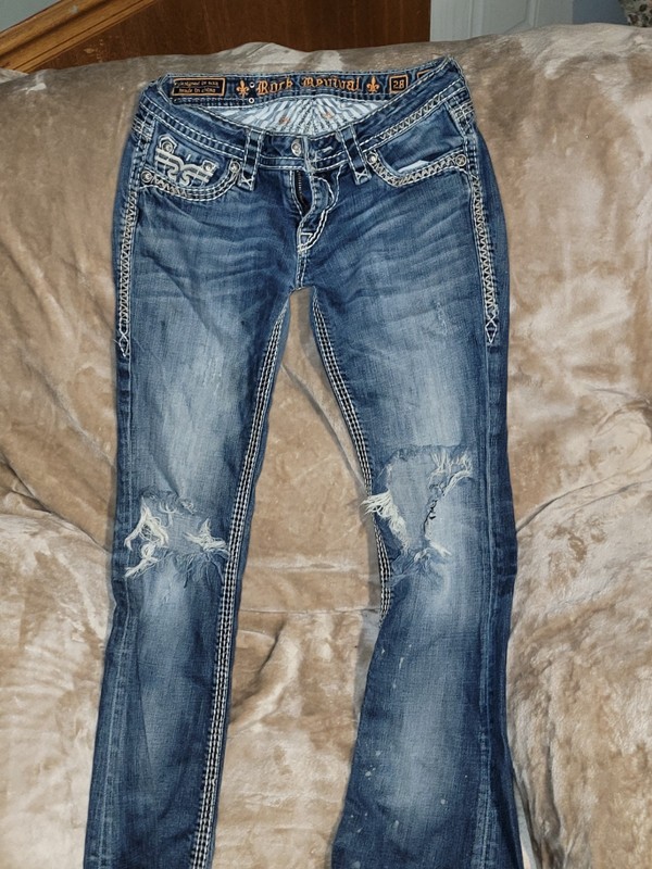 Rock Revival Kai Boot jeans Buckle size 28