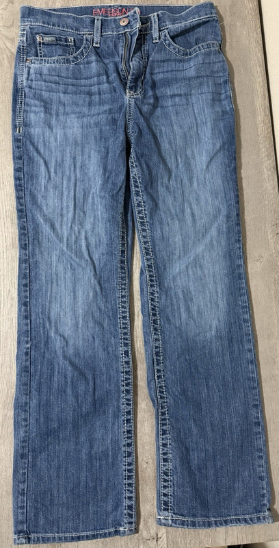 Cinch Women’s Bootcut Slim Fit Stretch Medium Wash Blue Denim 5-Pocket 28/5