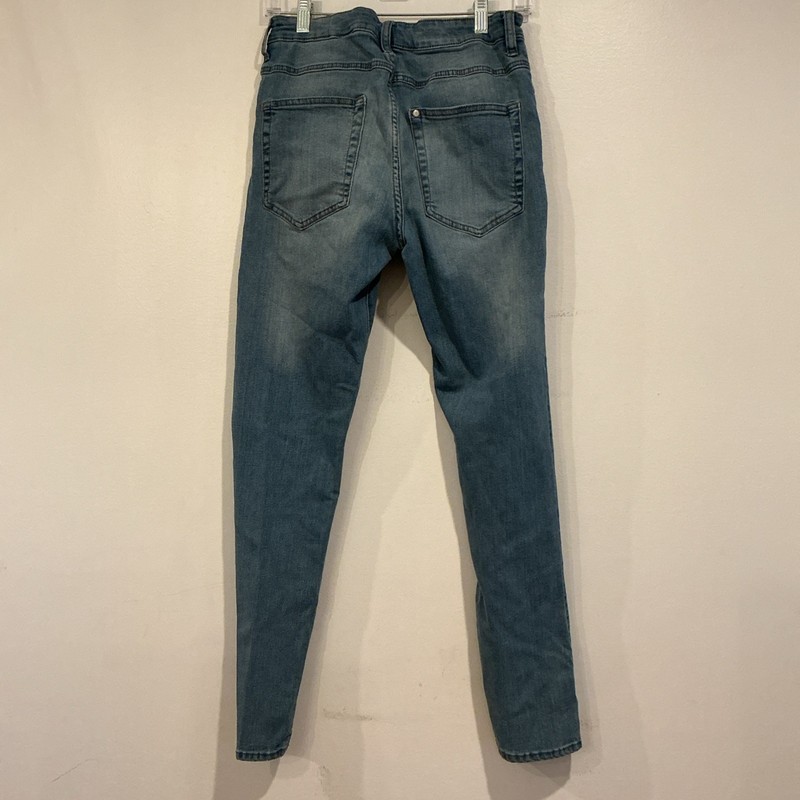 H&M Skinny Low Waist Jeans W28 L32 Button Fly Stretch Jegging gallery
