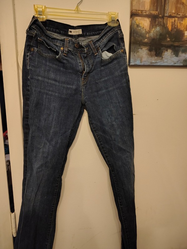 Levi’s 515 Women’s Bootcut Jeans Blue Denim Slim Fit Mid Rise 5-Pocket