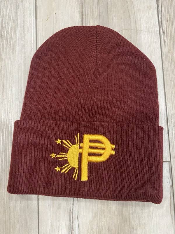 🇵🇭🔥Eazy La Maroon Beanie Filipino Embroidered Logo Brand New 🇵🇭🔥