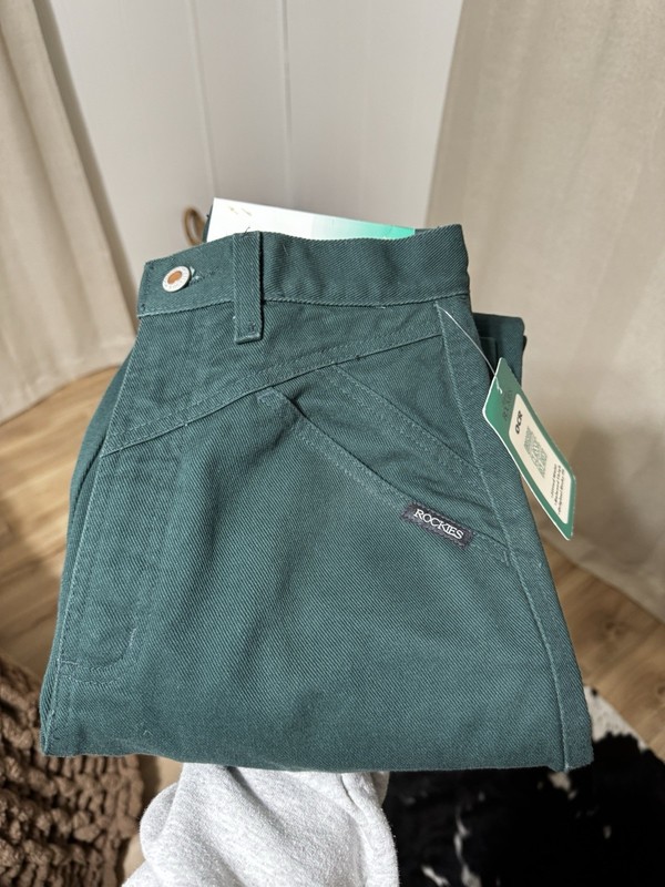 VINTAGE ROCKIES JEANS NWT GREEN Size 27/5