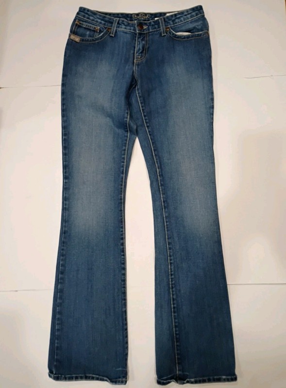Cruel Girl Jeans Womens 3 XL Blue Denim Western Flap Pockets Rocky Mountain