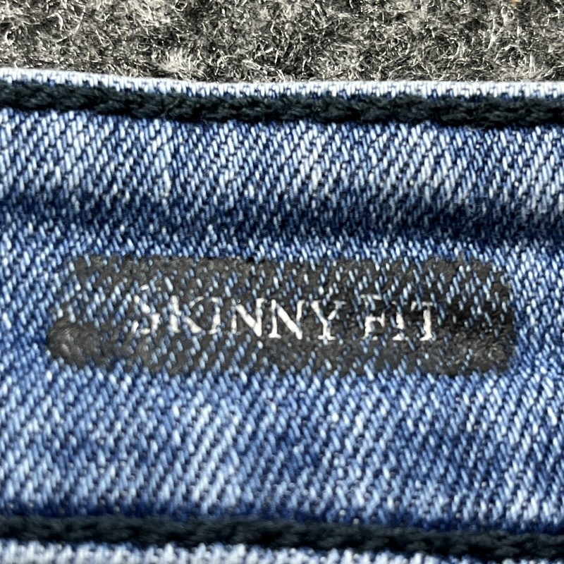 Judy Blue Skinny Fit Jeans Womens Size 5/27 (25X26.5) Light Fray Distressed Mid gallery