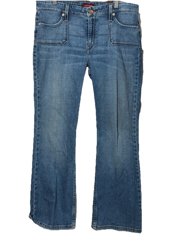 Levi’s Vintage 515 Bootcut Flap Pocket Jeans Y2K Indie Size 12-14 32 In Waist