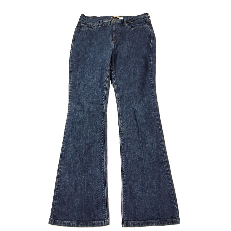 Levi’s 515 Bootcut Jeans (10M 30/32) Blue Pockets Zip Belt-Loops
