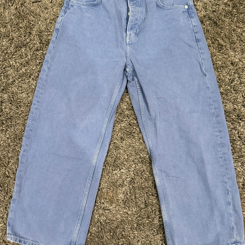 Free People We The Free Deep Trance Dropped Boyfriend Jeans in Ocean Wash
