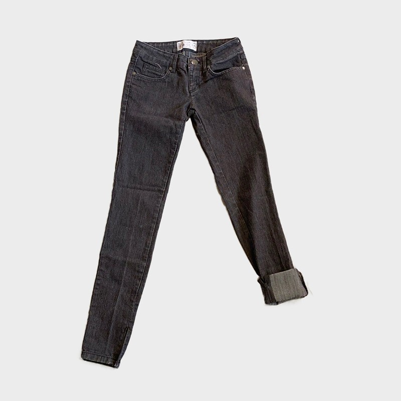 🔥 ZARA VINTAGE DENIM RULES BY TRF FADED BLACK ANKLE ZIP 4 WOMENS US SELLER