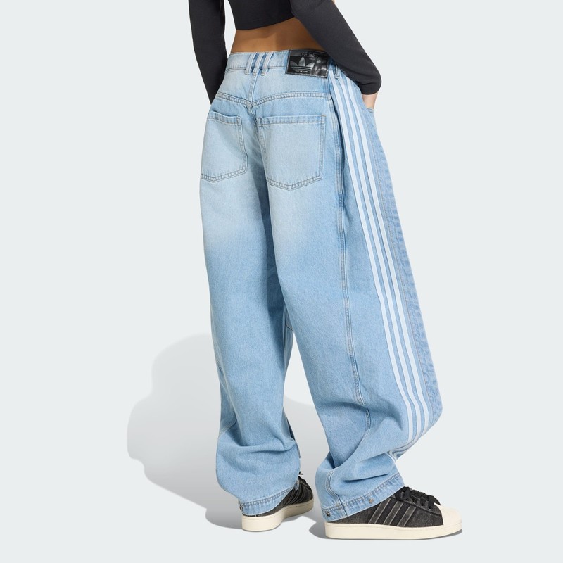 adidas Adilenium 5.0 Banana Overlay Denim Jeans Size 30x32 | Light Blue | KY5188 gallery