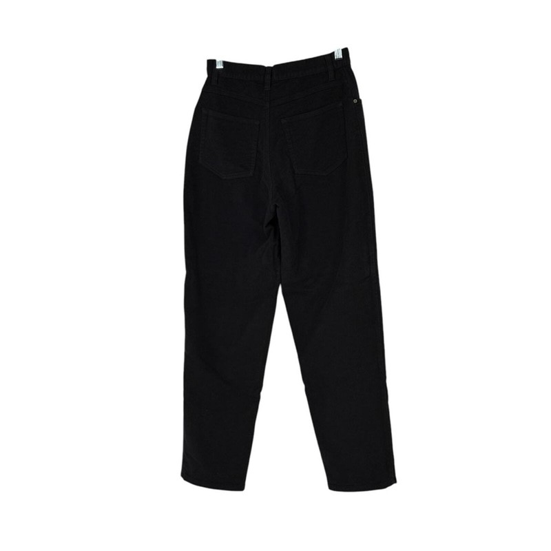 LL Bean Size 8 Regular Black Cotton/Lycra Soft Jeans gallery