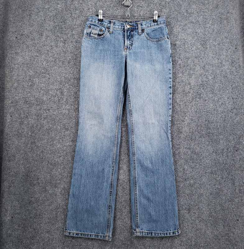 Cruel Girl Low Rise Slim Bootcut Jeans Womens 3 Junior Blue Denim Western Rodeo