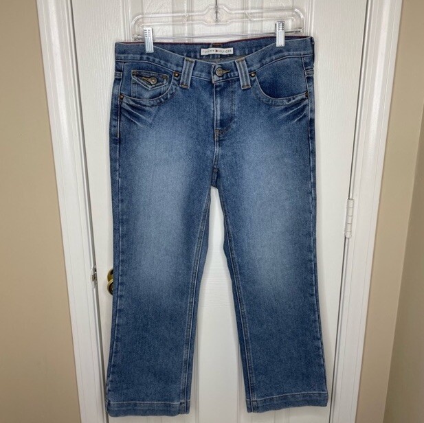Tommy Hilfiger Y2K 2004 Cropped Straight Leg Jeans