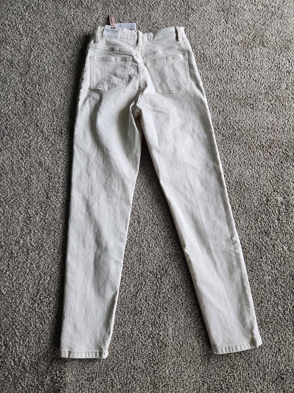 New MNG Mango Mom Jeans Tapered High Rise Stretch Denim Women Size 32 gallery
