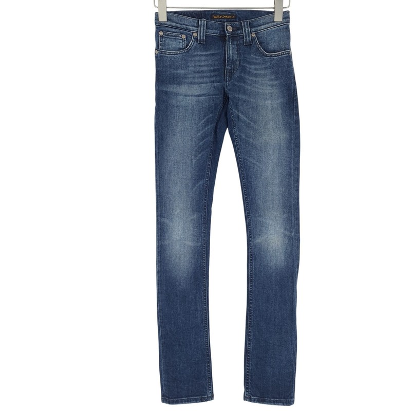 Nudie Jeans Tight Long John Women Stretch Slim Skinny Dw3 Size W24 L32