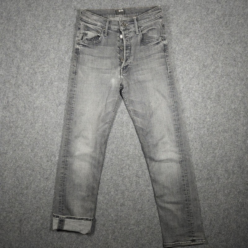 Mother The Tomcat Ankle Jeans Womens 26 Selvage Made In USA Beam Me Up Fade Wash