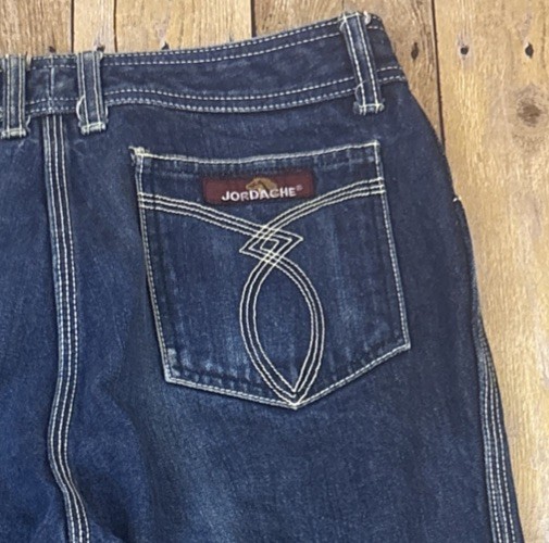 Jordache Jeans Men Vintage Made In Hong Kong Size 33 (29X34) gallery