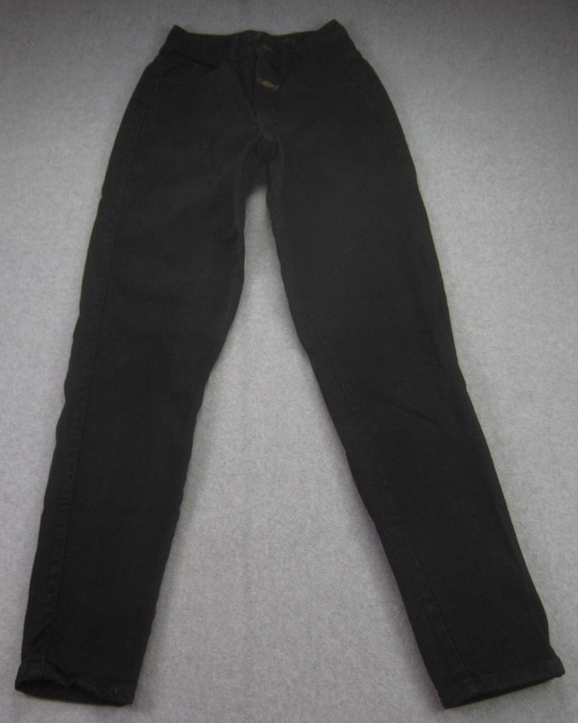 Vtg Marithe Francois Girbaud Jeans Womens 1/2 23×30 Black High Rise Tapered 90s