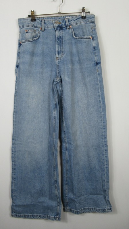 Marks & spencer Womens The Wide leg jeans Light Indigo Size 18 Reg RRP £35.00
