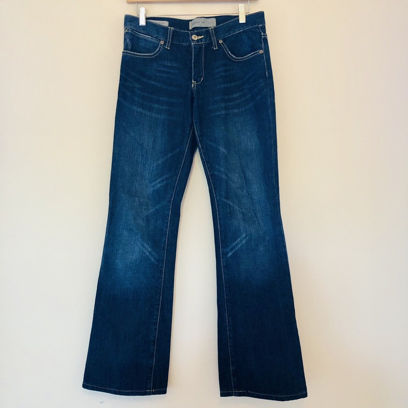 Paper Denim & Cloth Womens Size 27 Bridgette Low Rise Boot Leg Jeans Blue 33304