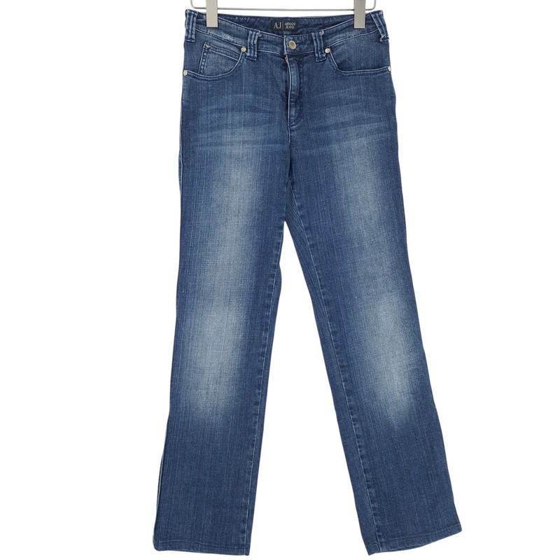 Vintage Armani Jeans J75 Women Stretch Slim Straight Gw5 Size W28 L30
