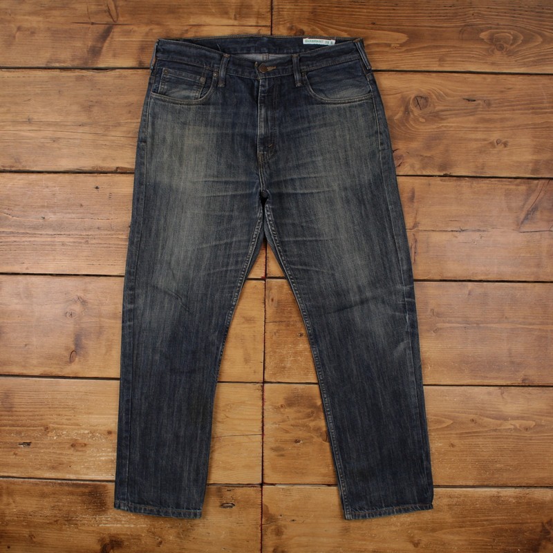 Levis 569 Jeans 34×30 Blue Relaxed Straight Stonewash Red Tab Denim