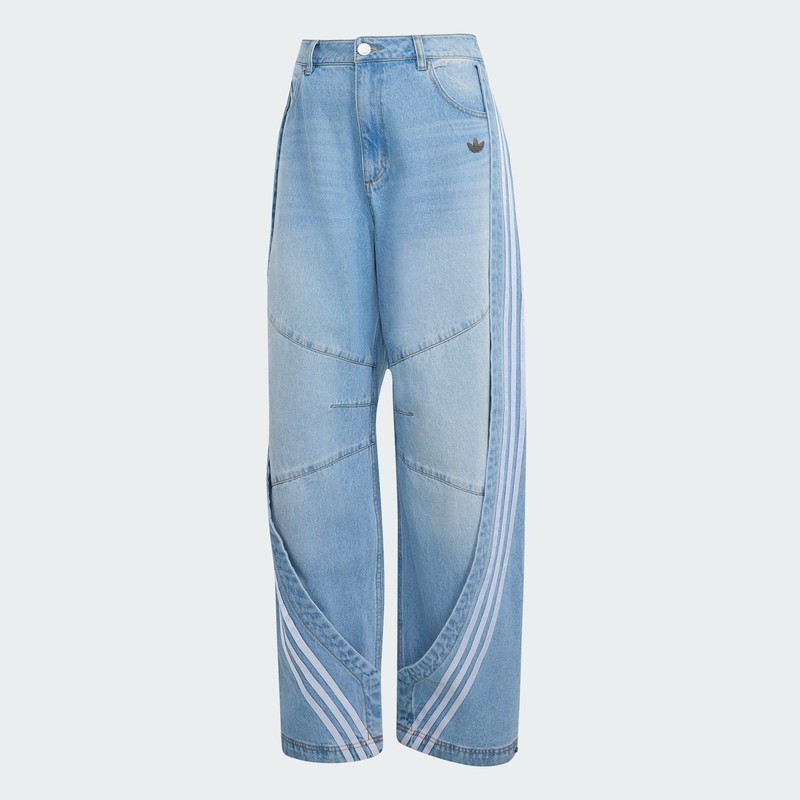 adidas Adilenium 5.0 Banana Overlay Denim Jeans Size 30x32 | Light Blue | KY5188 gallery