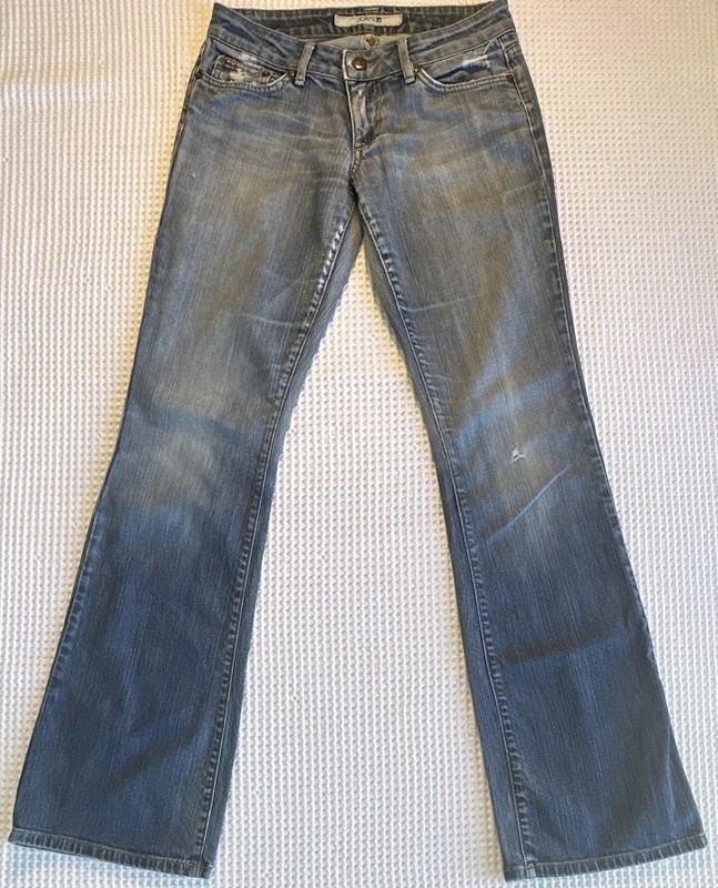 JOE'S Jeans JD Light Wash Blue Bootcut Mid Rise Stretch Distressed Jeans 28