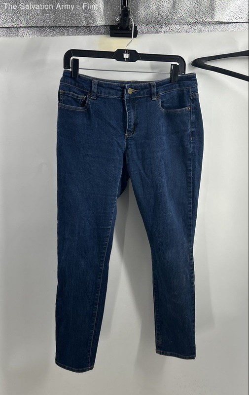 Michael Kors Womens Blue Dark Wash Coin Pocket Skinny Jeans Size 8 Lot Of 2