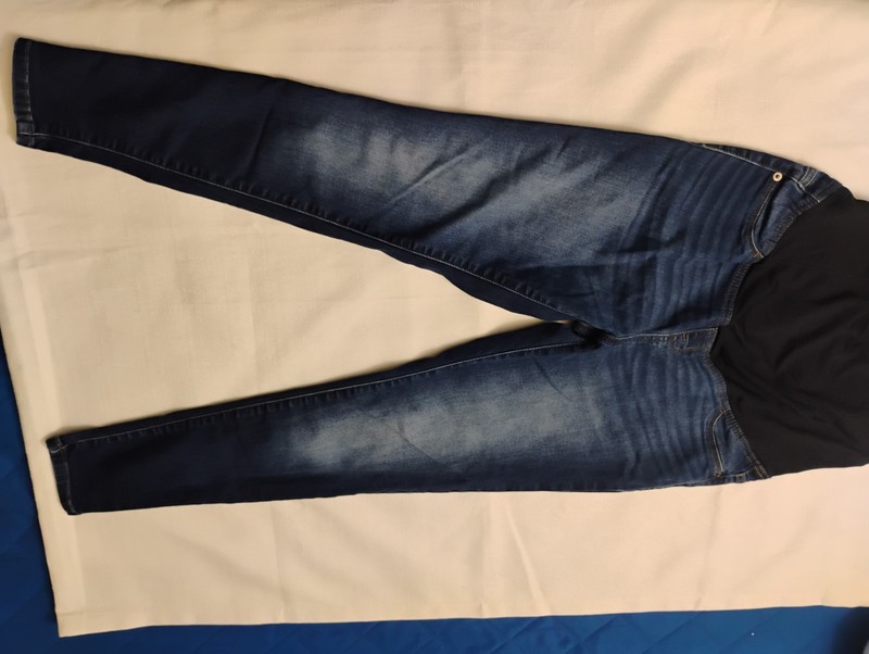 Oh Baby by Motherhood Maternity Women’s Blue Denim Skinny Jeans Stretch M gallery